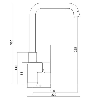 Смеситель для кухни Славен СЛ-ОД-Д90, розовый