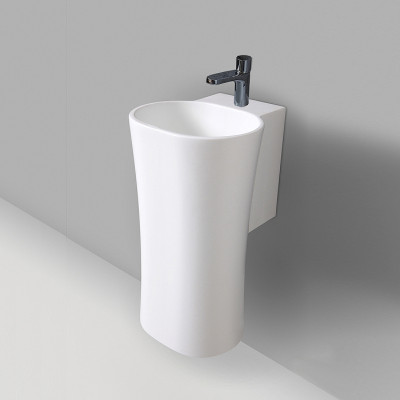 Раковина подвесная Azzurra Nativo 35 LALS035370NM/(NAT200/1 bi)*1 белая овальная