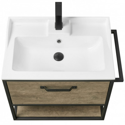 Тумба под раковину Aquaton Лофт Фабрик 65 коричневый (1A242301LTDY0)