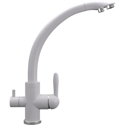 Смеситель для кухни Ulgran Quartz UQ-017-02 высота 332 мм однорычажный с фильтром лен