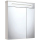 Зеркальный шкаф в ванную Runo Парма 60 00000001147 с подсветкой белый прямоугольное  (00000001147)