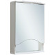 Зеркальный шкаф в ванную Runo Фортуна 50 R 00000001027 с подсветкой белый прямоугольное  (00000001027)