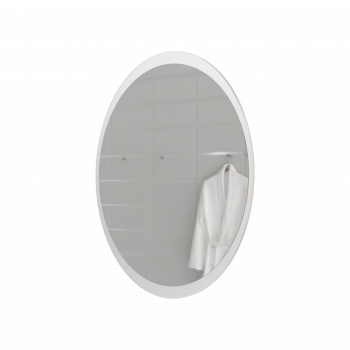 Зеркало подвесное для ванной Marka One Art 65 Light белый (У26290)