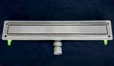 Душевой лоток Ctesi Way Line 60 BK4024030 с решеткой хром под плитку