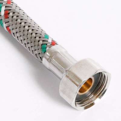 Гибкая подводка для смесителя UNI-FITT М10х1 - 1/2" 60 см оплетка из нержавеющей стали (502S2806)