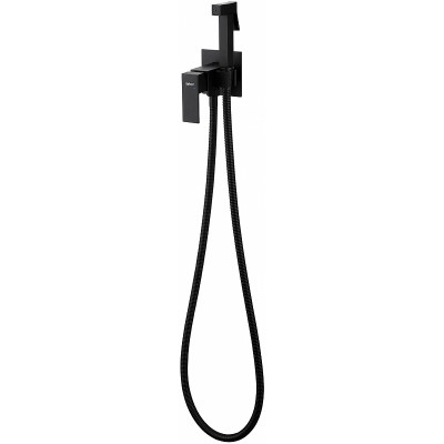 Гигиенический душ со смесителем Abber Daheim AF8226B черный матовый