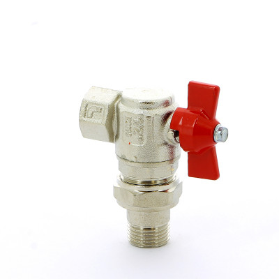 Кран шаровой НВ угловой с разъемным соединением IDEAL бабочка ITAP 1/2" (298 1/2')