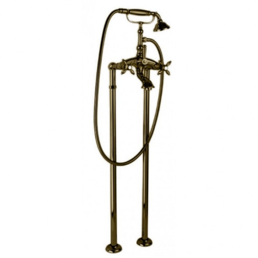 Напольный смеситель для ванны с ручным душем и шлангом 150 см CEZARES NOSTALGIA-VDP-02-M