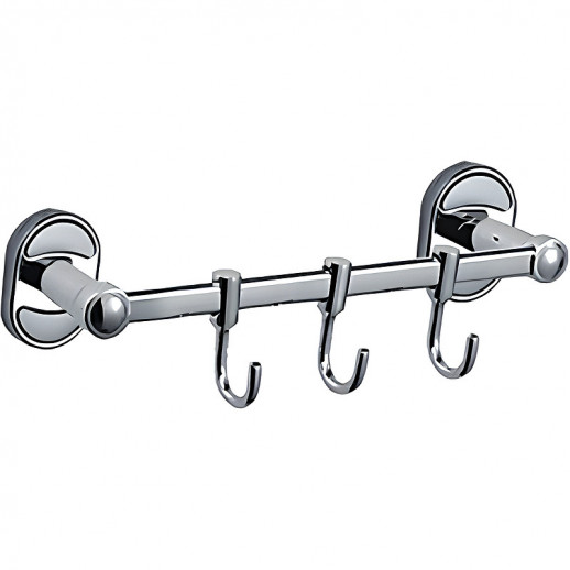 Вешалка для полотенец Haiba HB1915-3 (металл) хром