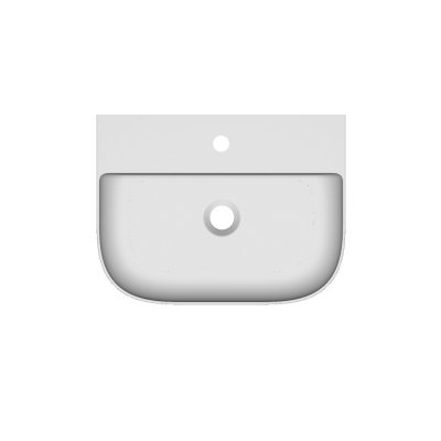 Раковина подвесная Scarabeo Glam 1811 55х42 см, белый