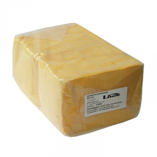 Lime Салфетки 1 сл 24х24 см 400 шт сервировочные