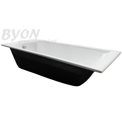 Чугунная ванна Byon Milan 180x75 Ц0000198 без антискользящего покрытия прямоугольная