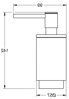 Дозатор для жидкого мыла Grohe 41218KF0 черный