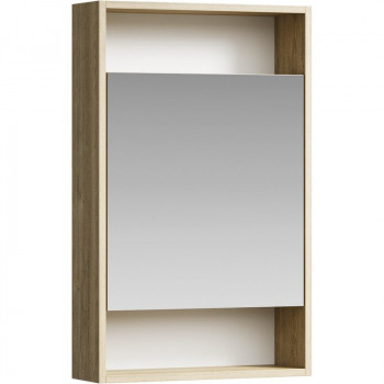 Зеркальный шкаф в ванную Aqwella Сити 50 SIT0405DB дуб балтийский прямоугольное