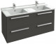 Мебель 117 см для раковины-столешницы, серый антрацит, Jacob Delafon «STRUKTURA» (EB1279-N14) 4 ящ.  (EB1279-N14)
