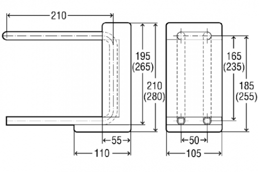 Viega Блок подключения радиатора c изол.коробом и трубой d15 из нерж. стали, h=255 , шт
