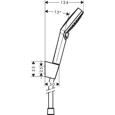 Душевой гарнитур Rav Slezak SK0053CMAT черный