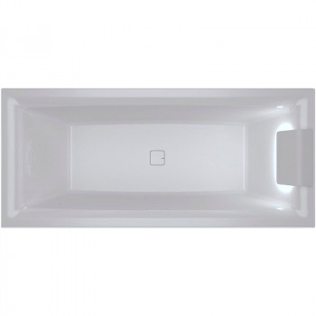 Ванна акриловая Riho Still Square 170x75 B100003005 (BR0200500K00130) LED R без гидромассажа прямоугольная