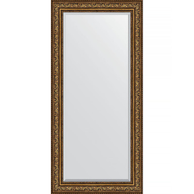 Зеркало настенное Evoform Exclusive 170х80 BY 3609 с фацетом в багетной раме Виньетка состаренная бронза 109 мм