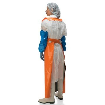 Фартук HACCPER 200115 Evatex DUO (двусторонний) 1500*830, 100мкм, оранжевый | черный