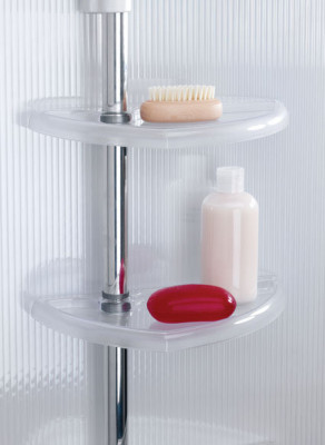 Primanova M-N16-16 полка 3-х ярусная, 27,7*16*63 см, прозрачно-натуральная