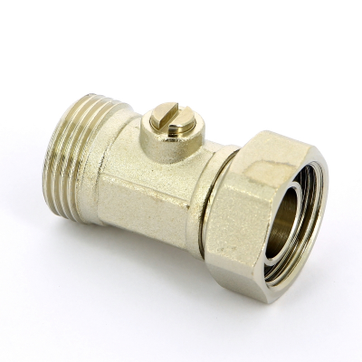 Узел радиаторный со встроенным краном НВ UNI-FITT 3/4"ЕК х 3/4"ЕК прямой (194N3300)