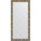Зеркало настенное Evoform ExclusiveG 135х73 BY 4265 с гравировкой в багетной раме Серебряный бамбук 73 мм  (BY 4265)