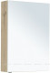 Зеркальный шкаф в ванную Aquanet Алвита New 60 дуб веллингтон белый (00277541)  (00277541)