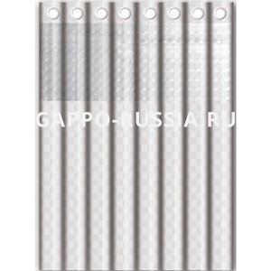 Шторка для ванны Gappo белый (G8604) 180x180 см