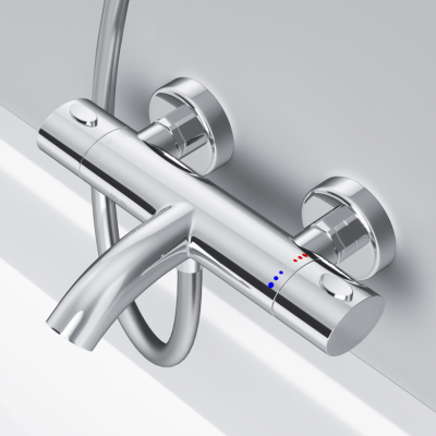 АМ.РМ Sense F7550064 смеситель с термостатом для ванны, хром