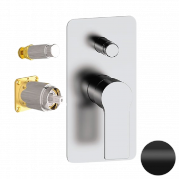 Смеситель для душа Remer Energy EY09KBNO, черный матовый