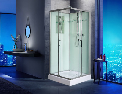 Душевая кабина WeltWasser WW500 Laine 801 80x80 10000003258 профиль хром квадратная