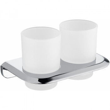 Стакан для зубных щеток Abber Nord AA1557 двойной хром