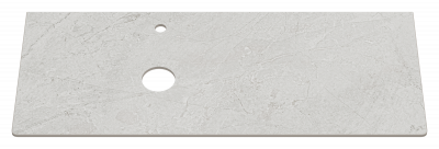 Столешница под раковину Misty Роял 1200x496x10 серый (MA01-120)