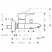 Hansgrohe Metris 31480000 смеситель для ванны, хром