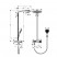 Hansgrohe Raindance Select Showerpipe E300 3 jet 27127000 душевая система, хром
