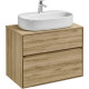 Тумба под раковину Aquaton Либерти 75 1A279501LYC70 подвесная дуб эльвезия  (1A279501LYC70)