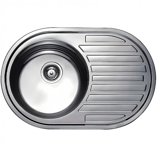 Кухонная мойка Haiba 77 HBS5077-06 (нерж сталь) матовая