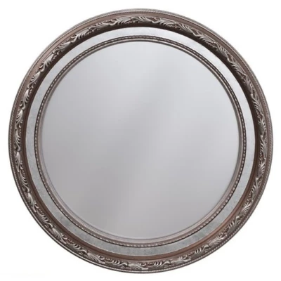 Зеркало для ванной 86,7х86,7 см античное серебро Caprigo PL301-ANTIC CR круглое