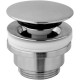 Донный клапан Paffoni ZSCA050ST Сlick-Сlack сталь для раковины  (ZSCA050ST)