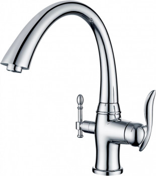 Смеситель для кухонной мойки ZORG Sanitary  (ZR 340 YF), рычажный, современный стиль
