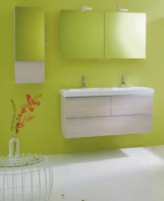 Тумба под раковину 115 см Jacob Delafon Odeon Up EB892-N18 белый блестящий