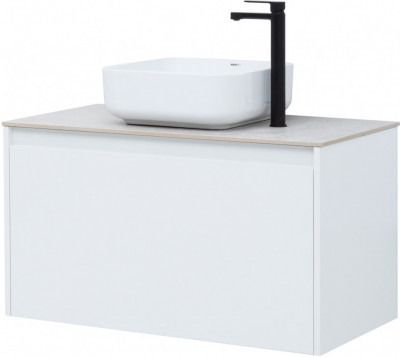 Тумба под раковину Aquanet Nova Lite 90 белый (1 ящик) подвесная (00242257)