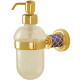 Дозатор жидкого мыла Boheme Murano 10912-V-G золото фиолетовый настенный  (10912-V-G)