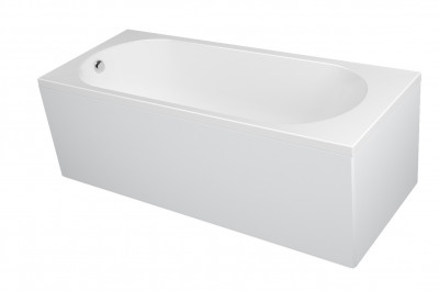 Ванна акриловая Marka One ATLAS 160x70 прямоугольная 162 л белая (01атл1670)