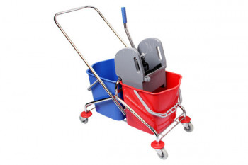 Уборочная тележка 2-х ведерная х 25 л