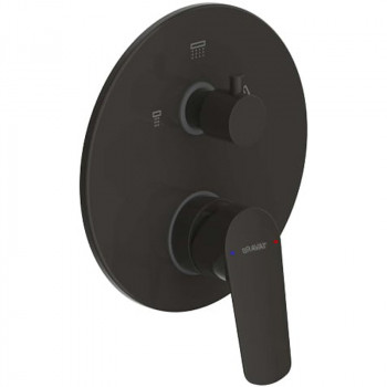 Смеситель для душа Bravat Rhein PB8429564BW-3-ENG черный матовый