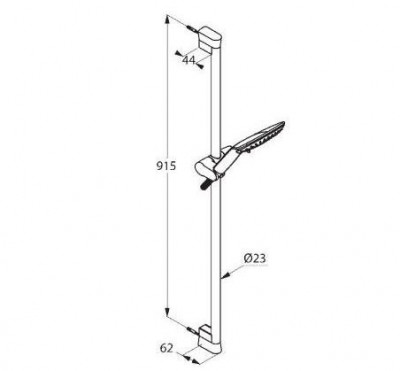 Kludi FIZZ 6774005-00 душевой гарнитур, хром