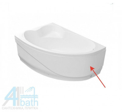 Aquanet Mayorca 00161969 L экран под ванну 150х60 см, белый