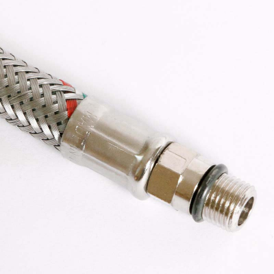 Гибкая подводка для смесителя UNI-FITT М10х1 - 1/2" 100 см оплетка из нержавеющей стали (502S2810)